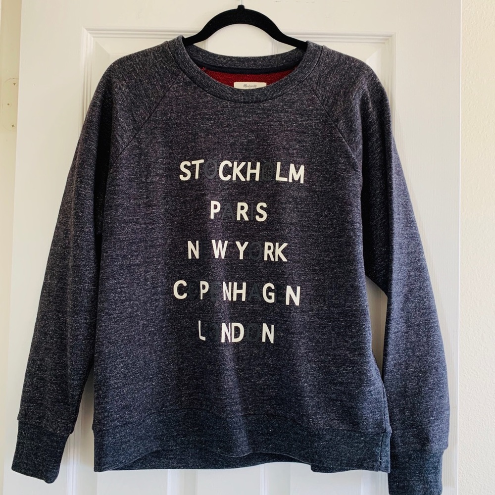 Madewell 100% Cotton Graphic Sweatshirt